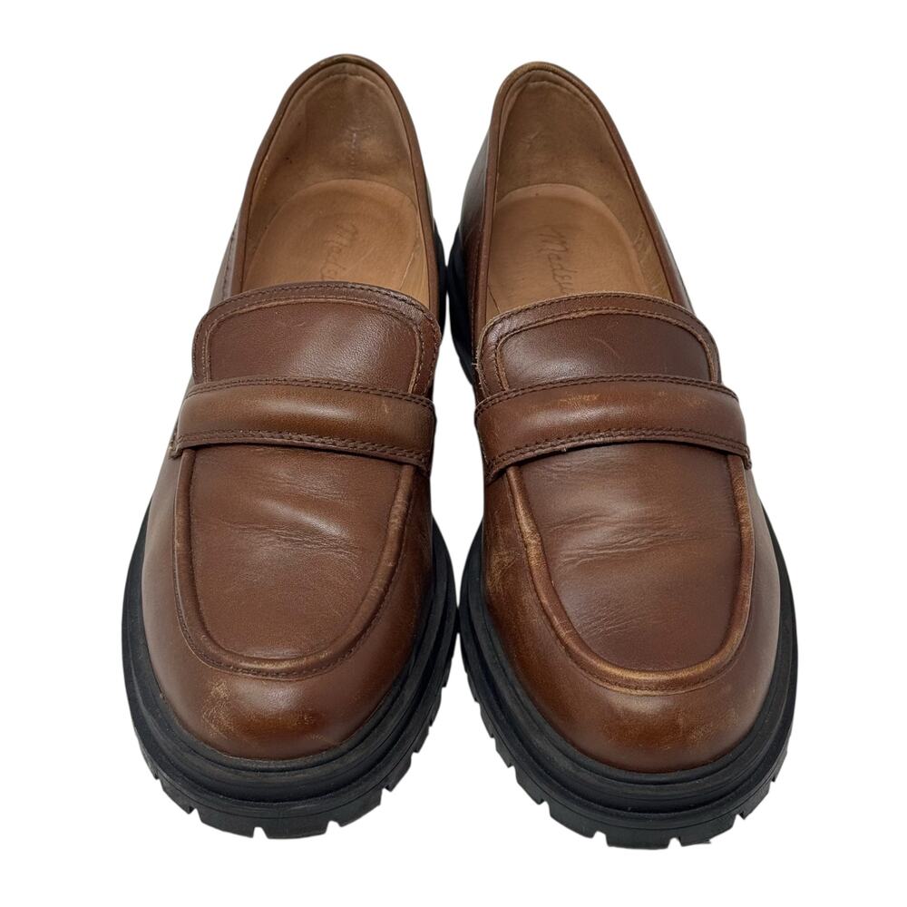 Madewell The Bradley Women's Chunky Brown Lugsole Loafer Size 8.5 - Picture 3 of 11